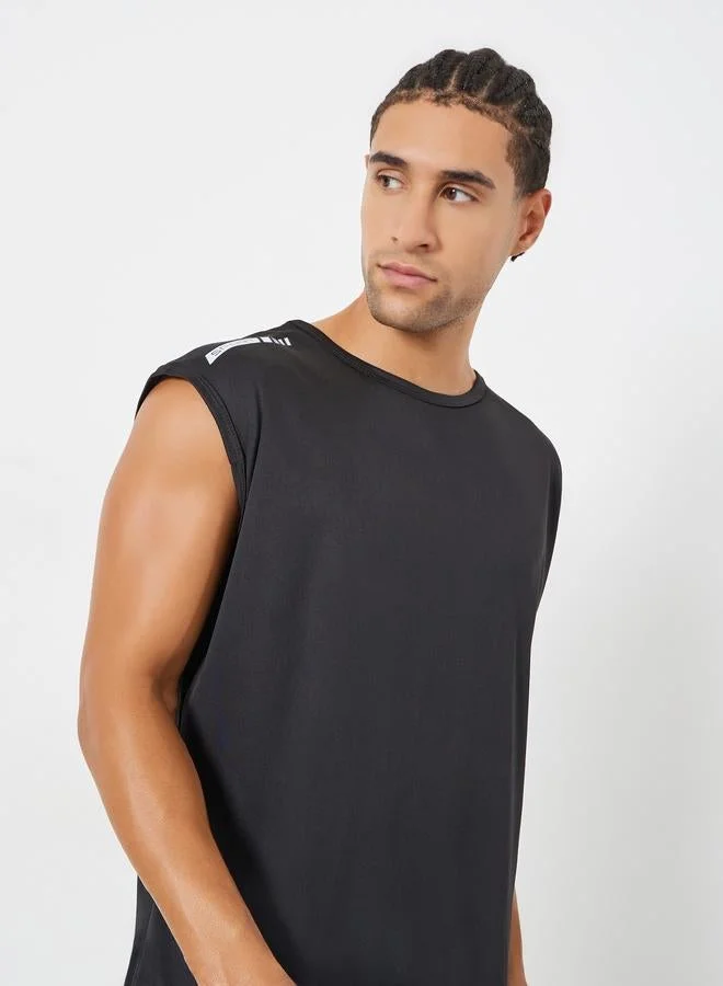 ستايلي اكتيف تيشيرت رياضي كت بقصة عادية وتقنية كويك دراي